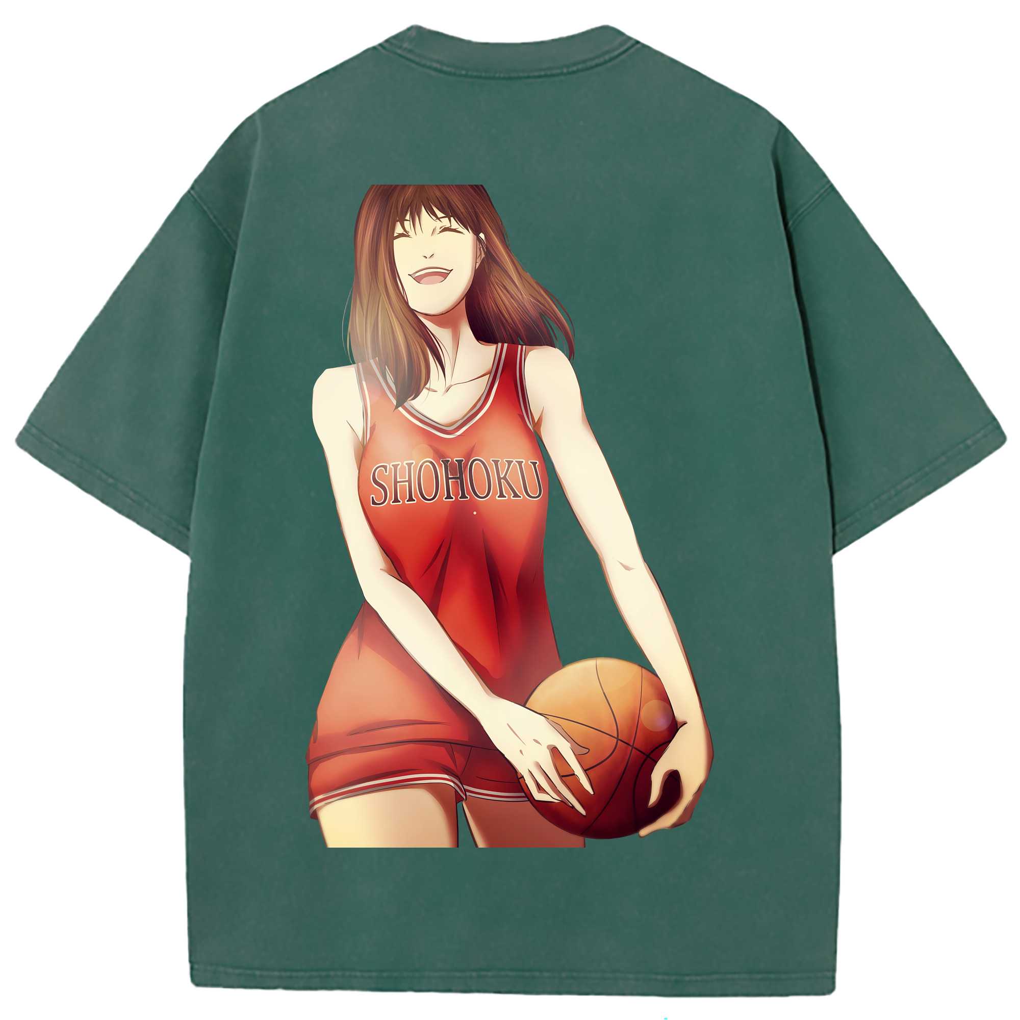 （画像用） SLAM DUNK／スラムダンク 綿100% ヴィンテージ風 半袖Tシャツ（背面プリント）